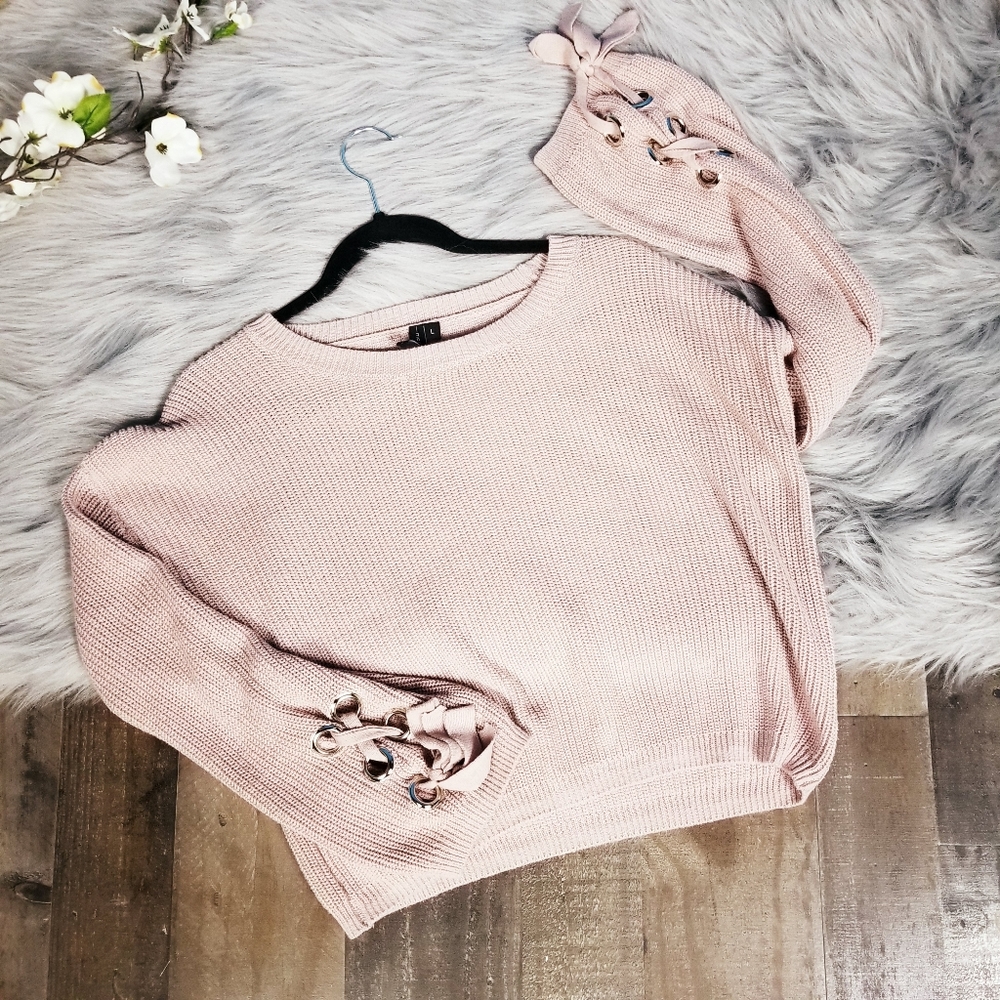 Moon and Madison cropped sweater